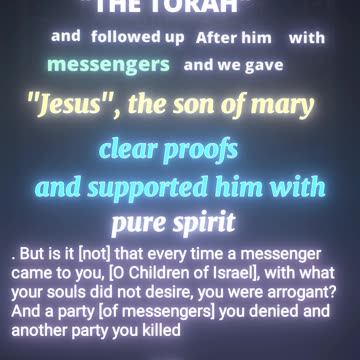 Jesus and holy spirit in islam