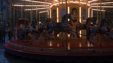 Round and round, merry go round