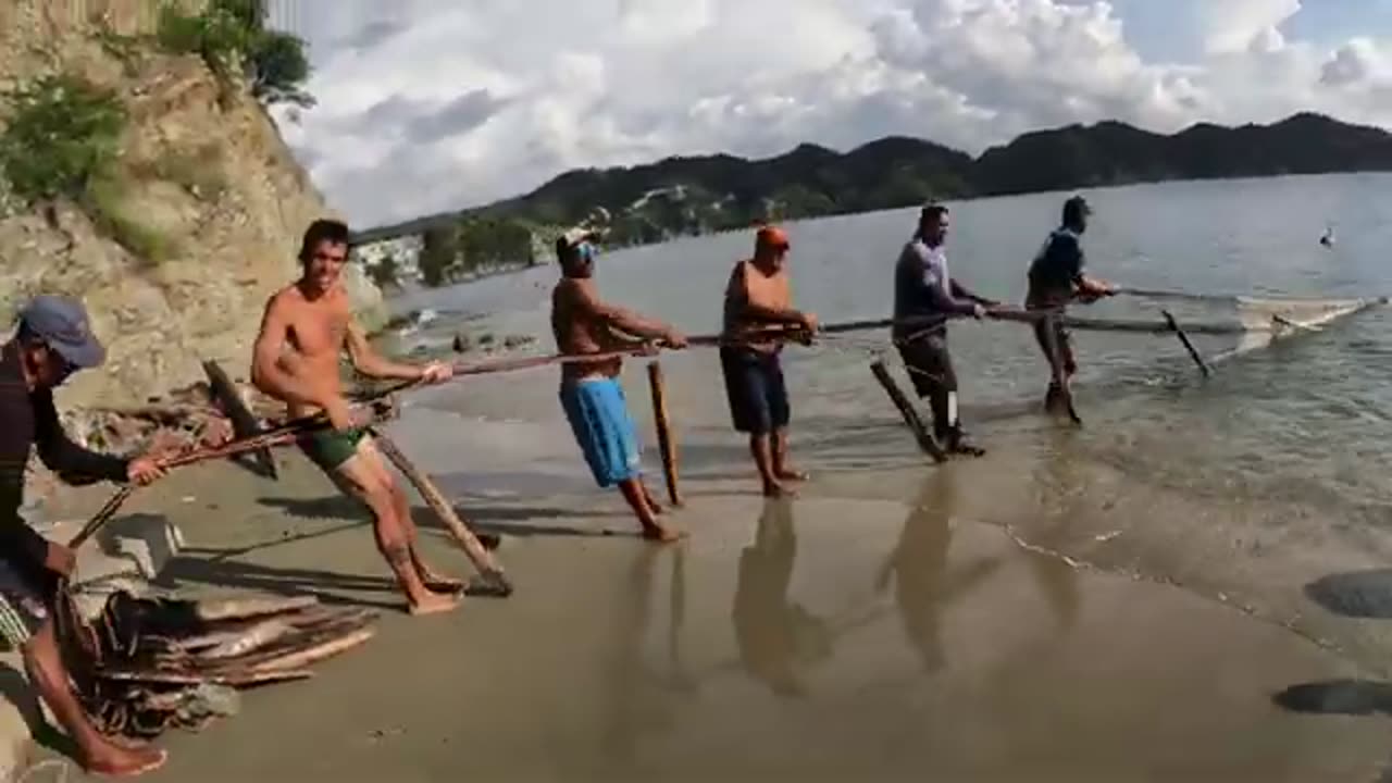 FISHERMANS PRIVATE BEACH IN SANTA MARTA - COLOMBIA