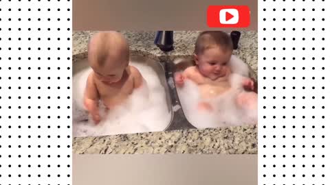 FUNNY BABIES Bath Time Moments Will Make You LAUGH ALL DAY LONG -FUNNY BABIES Compilation