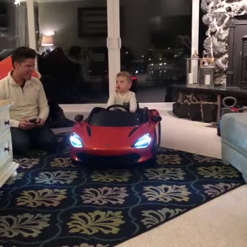 Little man and his Mclaren 720s