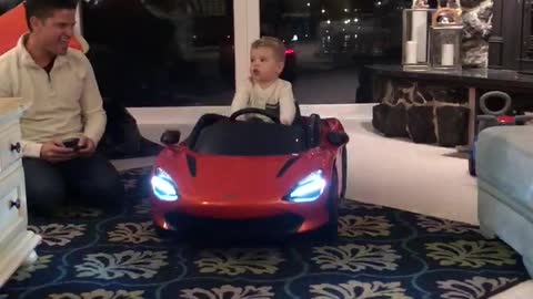 Little man and his Mclaren 720s