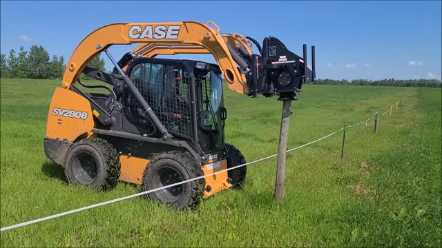 Badger - Skid Steer - Wood Post