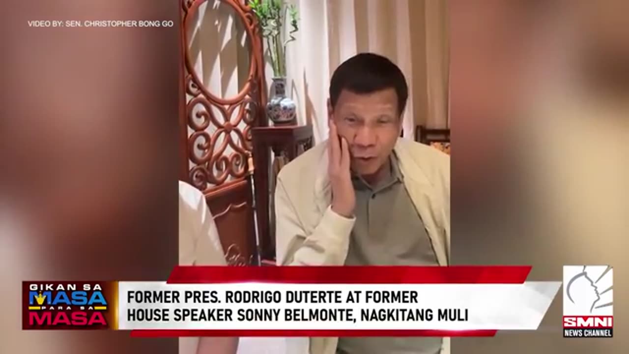 Pres. Rodrigo Duterte & Sonny Belmonte, living legends chill reunion