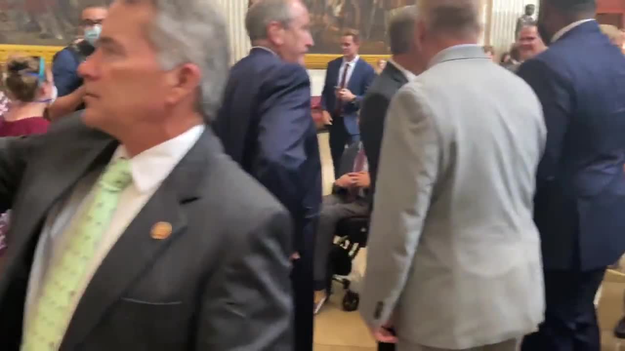Republicans Protesting Outside The House
