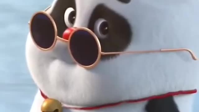 Cute panda dancing## funny short video