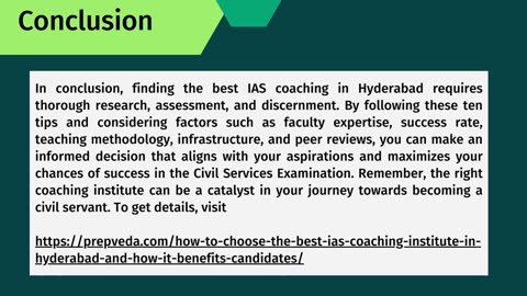 10 Essential Tips to Find the Best IAS Coaching in Hyderabad