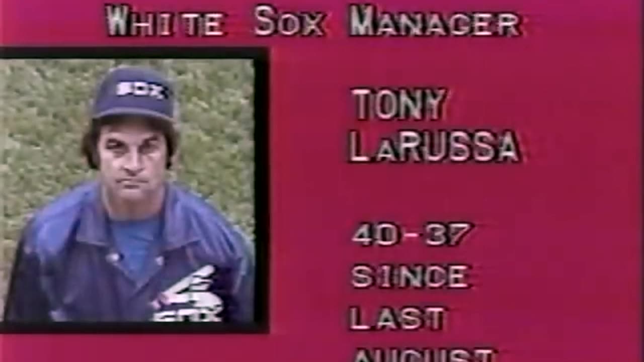 May 6, 1980 - Jimmy Piersall on Chicago White Sox Manager Tony La Russa