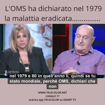 Oms dichiara malattia eradicata nel 1979