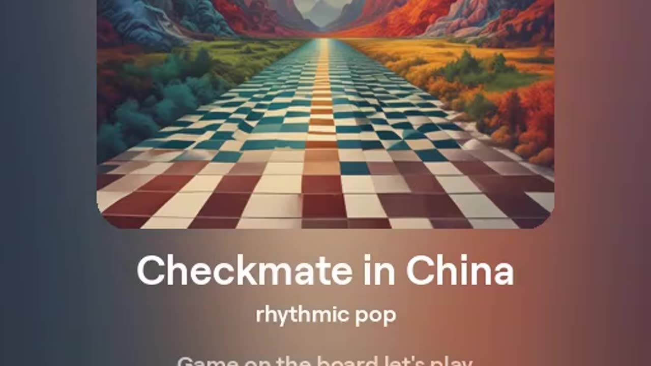 Checkmate in China