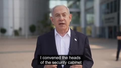 ‘We are at war’ – Benjamin Netanyahu to Israeli citizens