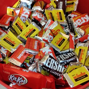 Eating Hershey's Milk Chocolate Snack Size, Dbn, MI, 11/15/23