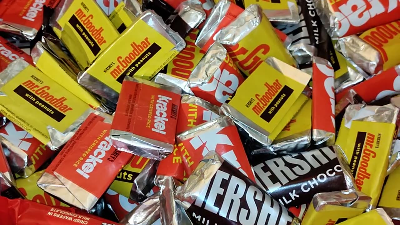 Eating Hershey's Milk Chocolate Snack Size, Dbn, MI, 11/15/23