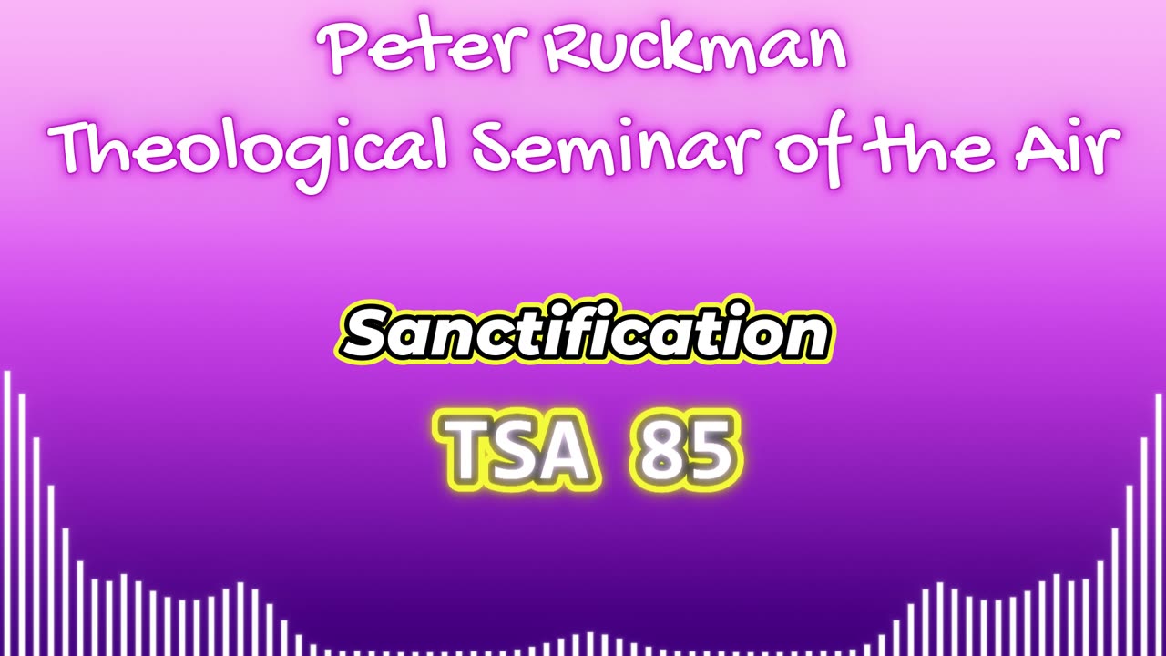 Sanctification