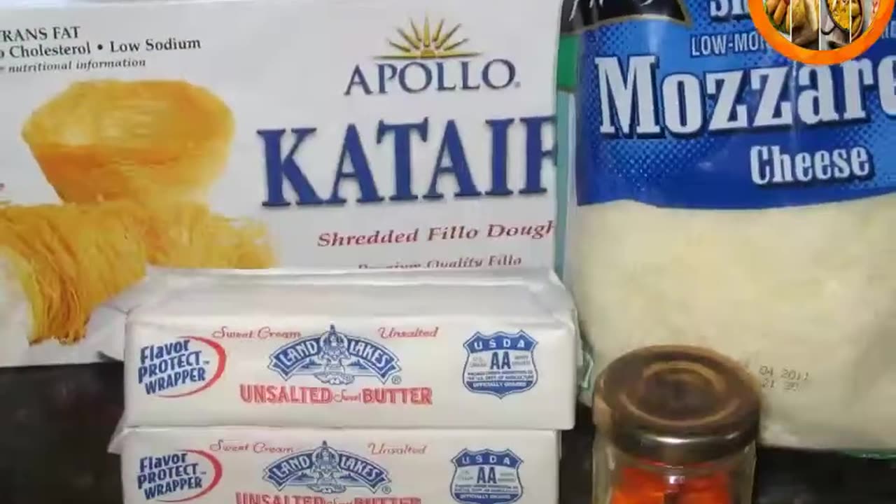 Kunafa CupCake With Cream Filling and Cheese _ Food Fusion & Recipes