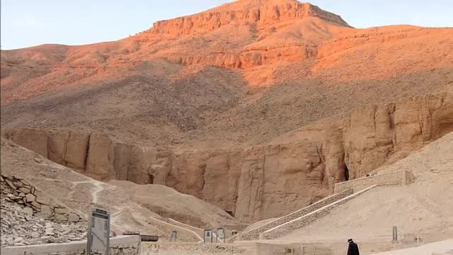 The Pharaonic Valley of the Kings in Egypt in Luxor (Thebes)