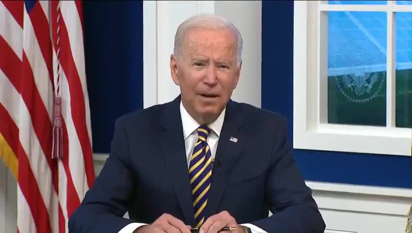 President Biden: "We've set a goal that by 2025 our power sector will be free of carbon."