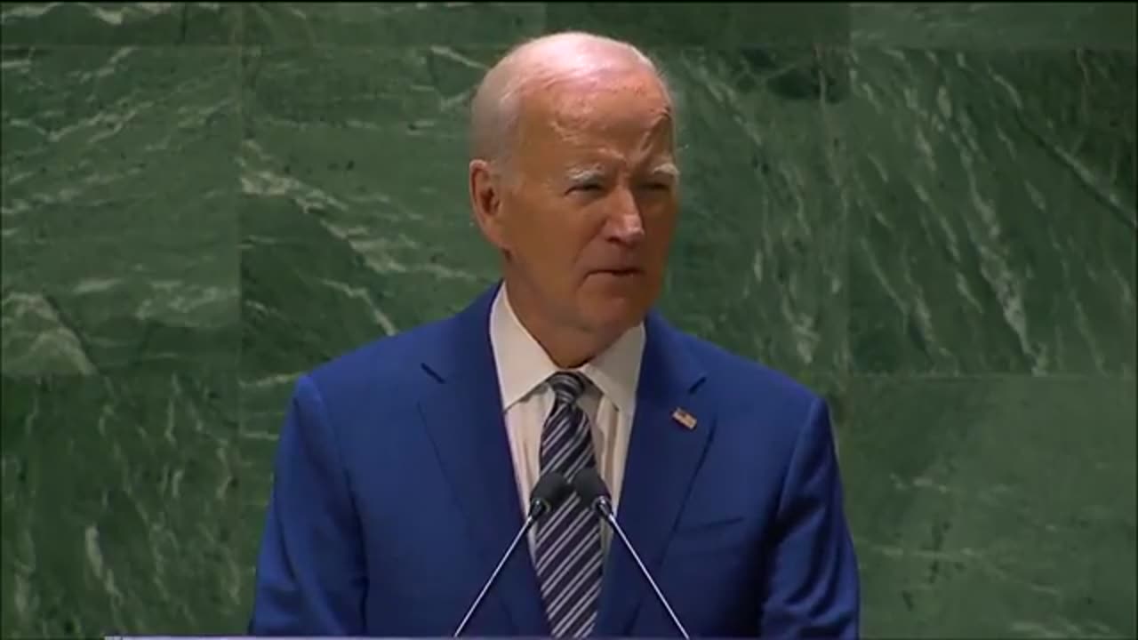 LOL: Biden speaks absolute gibberish at UN, then adds "let me be clear"