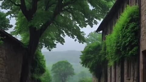 Nature is Always Beautiful 🦋❤️ Rainy Days ☔️💙 #rain