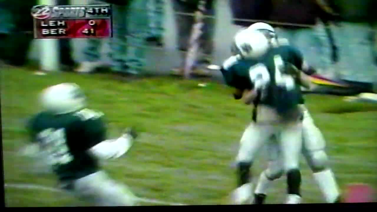 1997 HS Football Playoffs - Bulldogs vs. Lehighton Indians - Ivan Small 60 YD Punt Return For TD