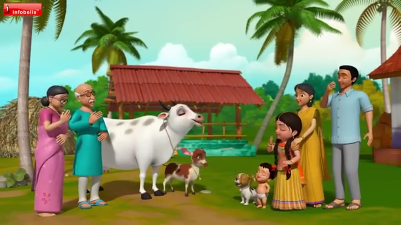 Gaiya Meri Aati Hai | Hindi Rhymes collection for Children | Infobells