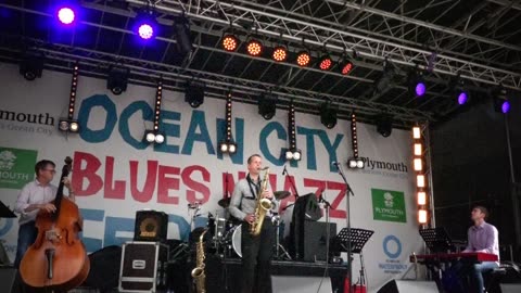 Neil Maye Quartet 1 15 a Plymouth Barbican 2018. Plymouth Barbican. Jazz and Blues Festival 2018