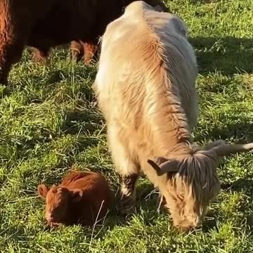 An amazing image with green grass cows and a wonderful image