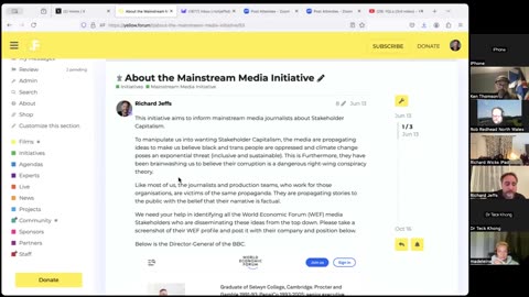 Peoples Forum Zoom Meeting 2