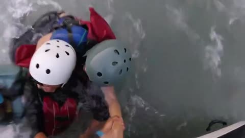 Funny boating gone wrong in river🥺😫