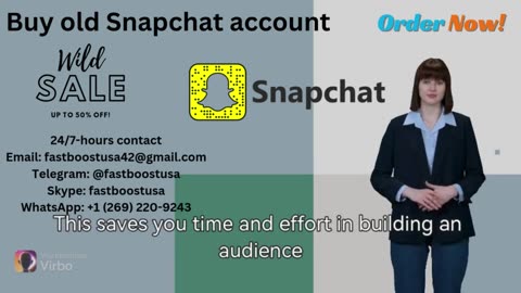 What features do Buy old Snapchat account offer in 2025?