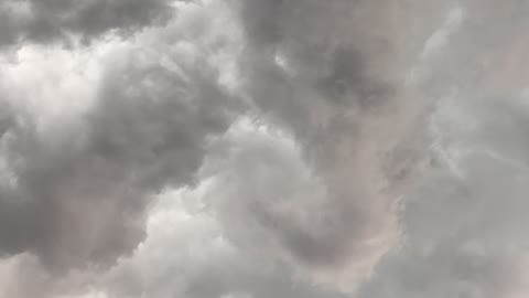 Time-Lapse of Tornado Forming Over House