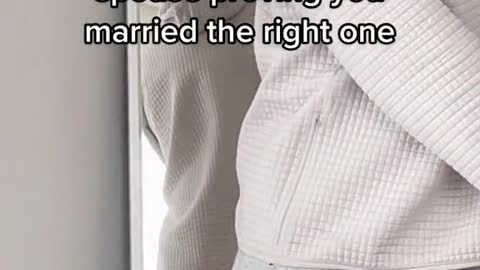 post a video of your spouse proving you married the right one