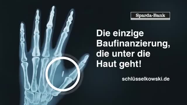 Werbung für chip in der Hand