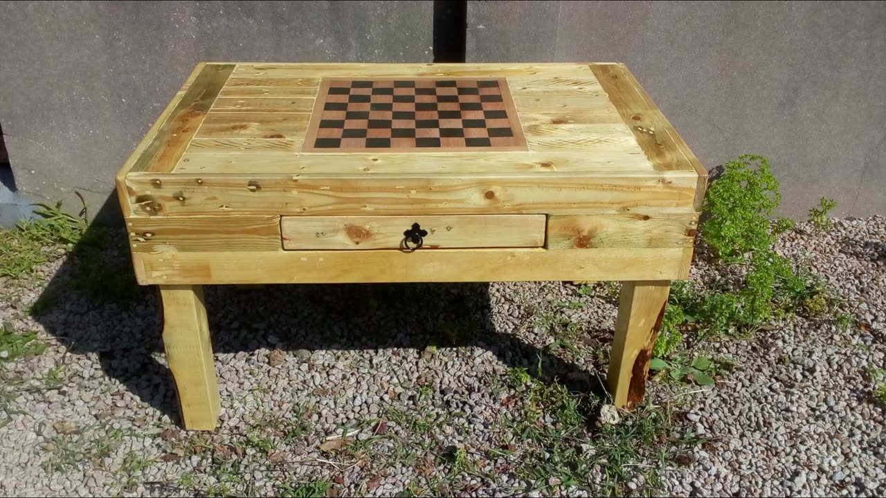 Things I've Made: Chessboard Coffee Table