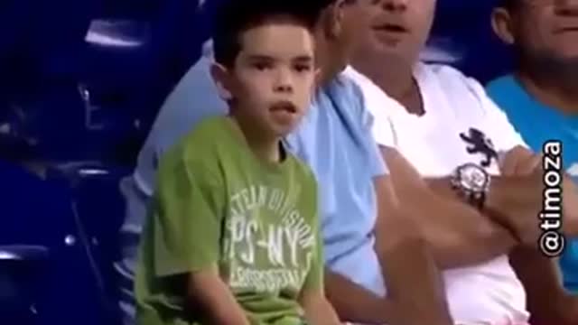 funny video-goal celebration by a naughty kid- (naughty kid's excitement on a goal)