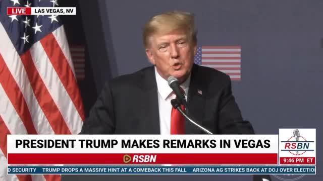 President Donald Trump talks about America First Policies in Las Vegas, Nevada #TrumpWon