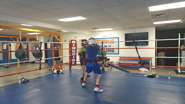 Joey boxing Nick 8/2/22