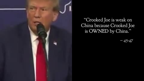 CROOKED JOE IS CHINA'S BITCH