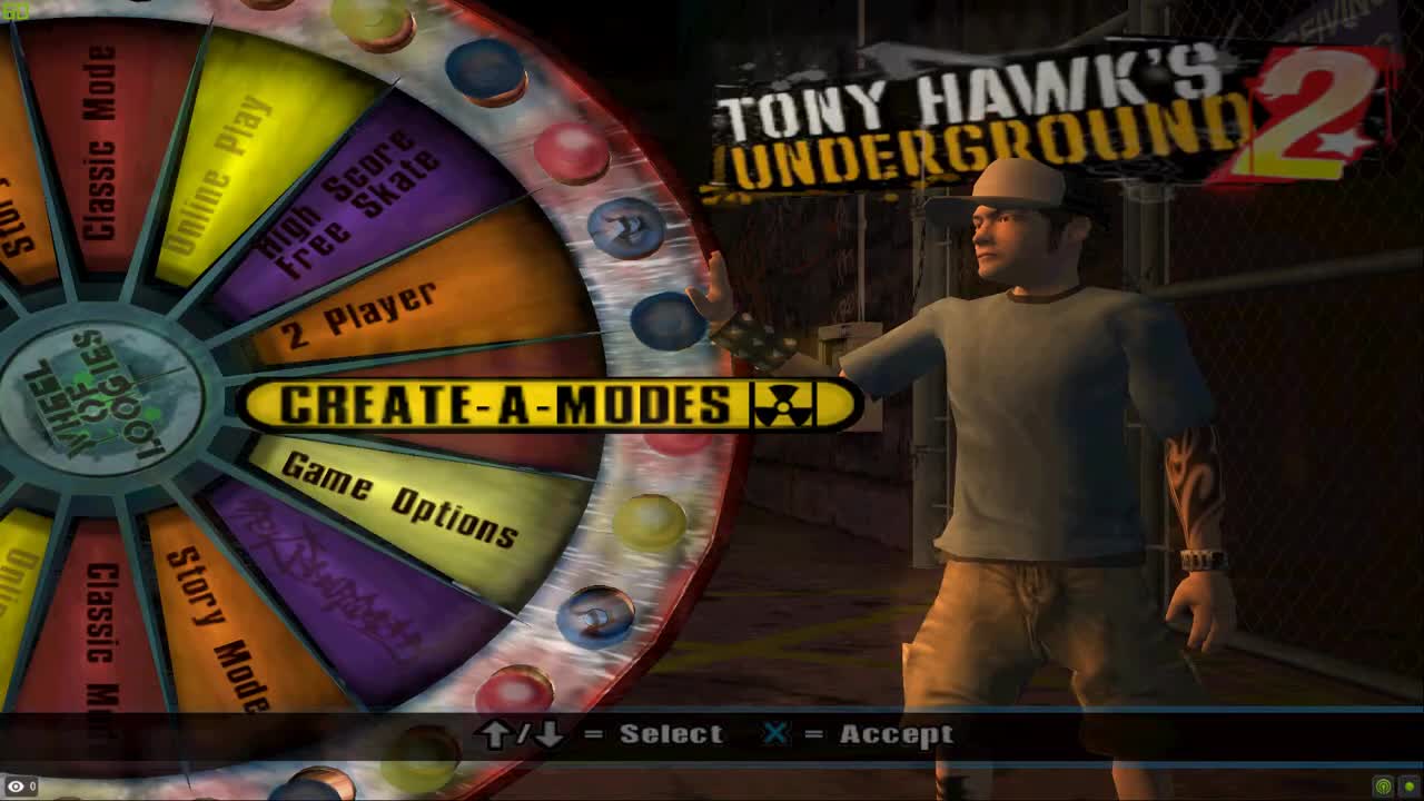 Tony Hawk Underground 2 PCSX2 Opening Gameplay Walkthrough Part 1 (PS2 Emulator)