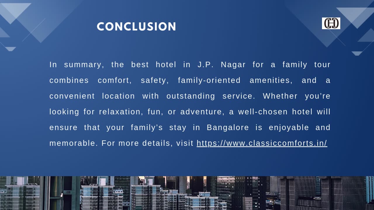 What Makes the Best Hotel in J.P. Nagar for Family Tour
