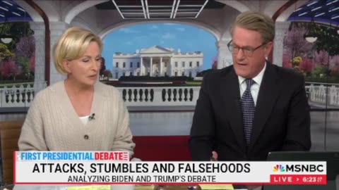 'CALM DOWN': Joe Scarborough And Mika Brzezinski Get Into Cat Fight Over The Debate