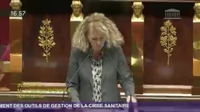 Martine Wonner à l'assemblée nationale "Le pass vaccinal" Plandemie Covid 19 Coronavirus