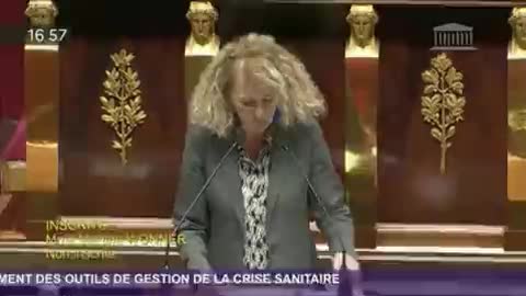 Martine Wonner à l'assemblée nationale "Le pass vaccinal" Plandemie Covid 19 Coronavirus
