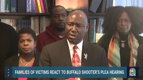 Family members of the victims react at the hearing for the Buffalo shooter