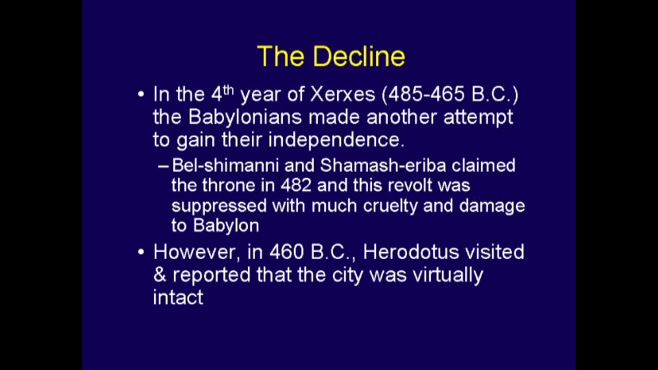 The Mystery of Babylon an Alternative View Session 1 Historical Perspective Chuck Missler