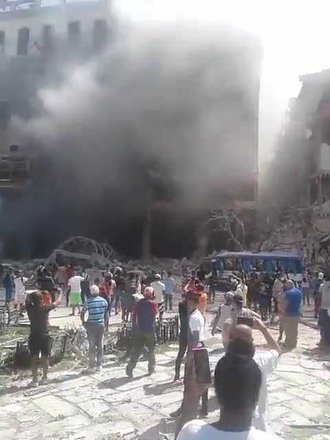 BREAKING..Strong explosion damages the historic Saratoga hotel in Havana