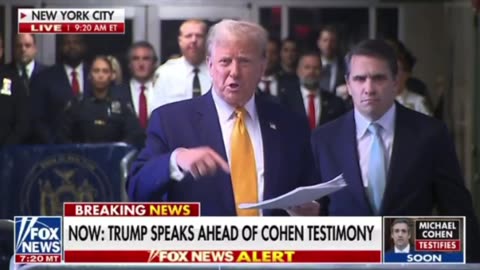 Trump Speaks to Reporters Before Tuesday Lawfare Show Trial in New York - May 14, '24