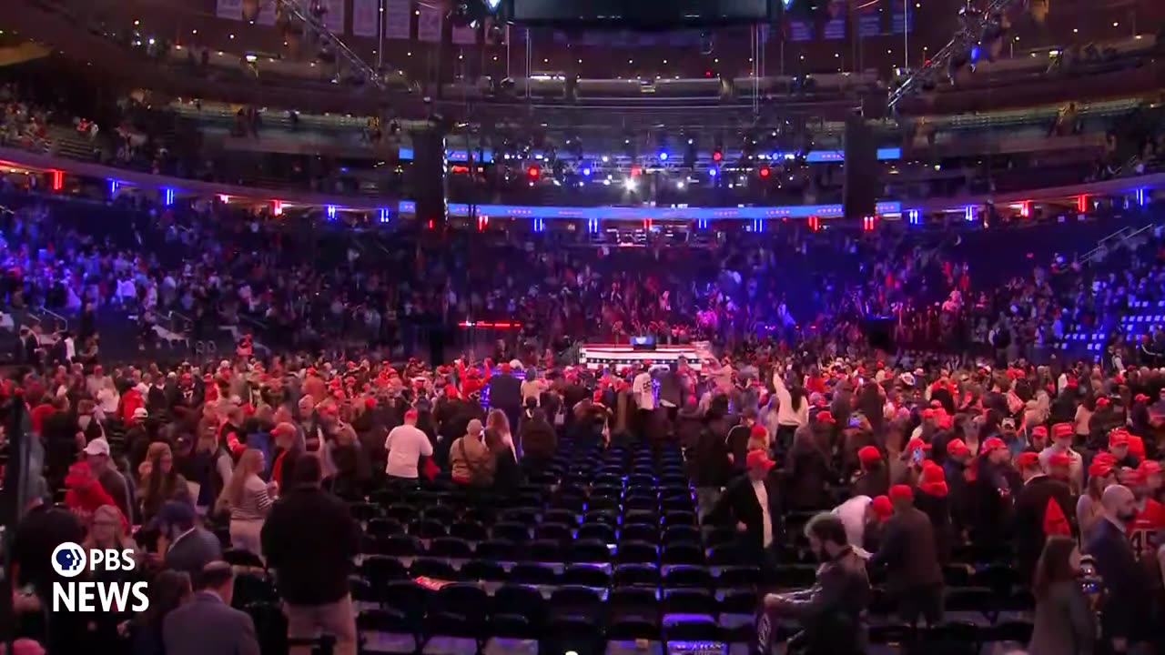 Trump holds campaign rally at Madison Square Garden in New York 10-27-2024