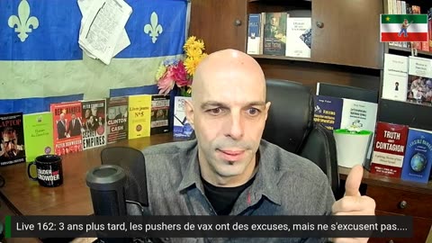 Live 162: Les pushers de vax ont des excuses, mais ne s'excusent pas.