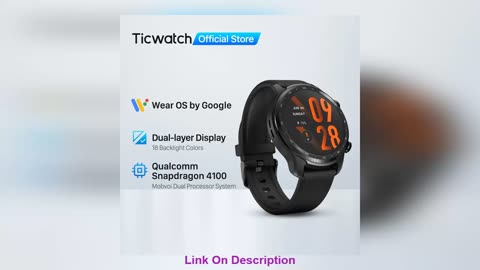 Slide TicWatch Pro 3 Ultra GPS Wear OS Smartwatch Men